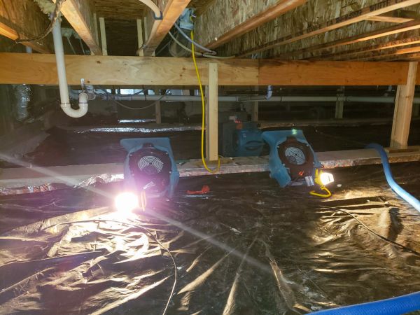 Crawlspace Water Removal in Vero Beach