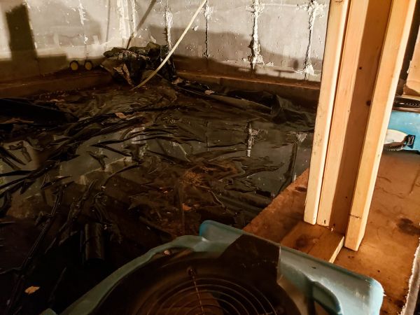 Crawlspace Water Cleanup in Vero Beach
